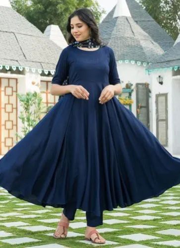 Floor length anarkali kurti best sale