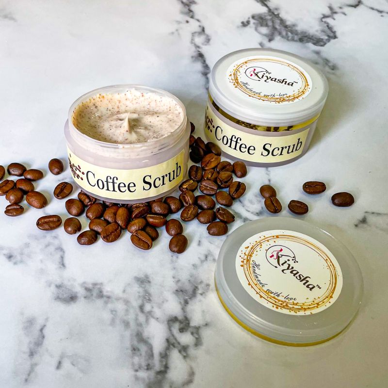 Kiyasha Coffee Face Scrub, Packaging Type : Plastic Container