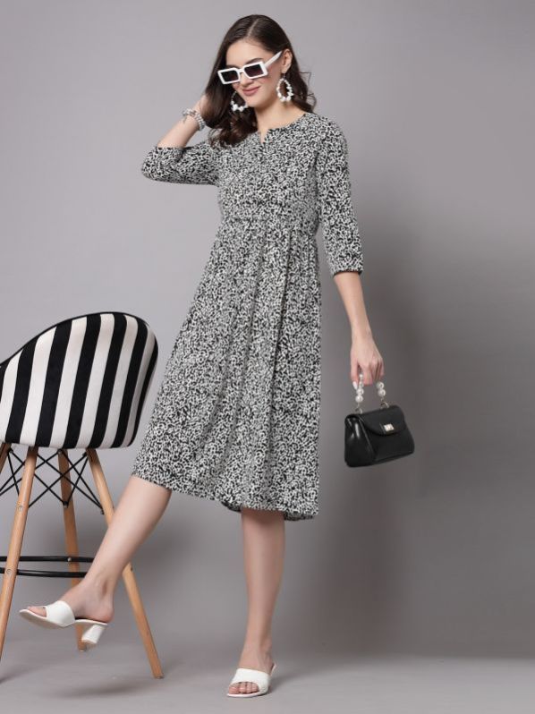 Ladies Fit Flare Dress