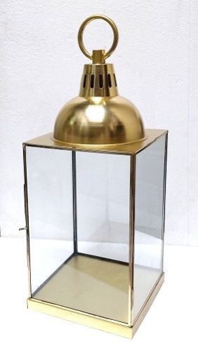 Brass Finish Iron Lantern