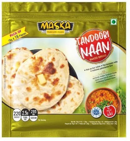 Frozen Tandoori Plain Naan