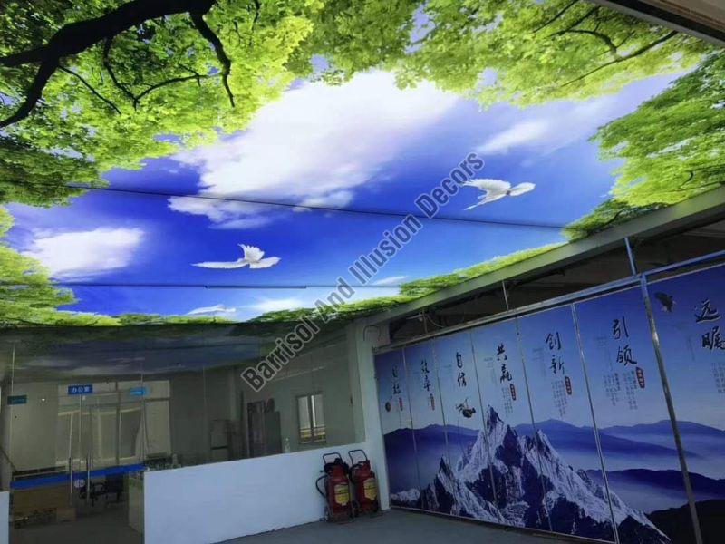 Bird Design Stretch Ceiling