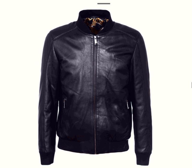 Mens Black Stylish Leather Jacket