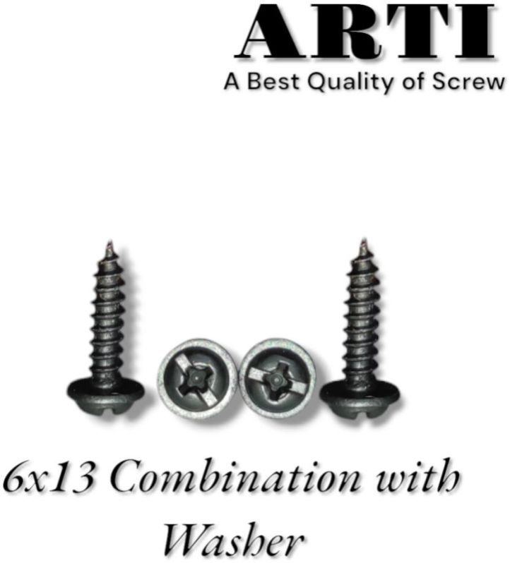 6x13 Combination With Washer Self Tapping Screw