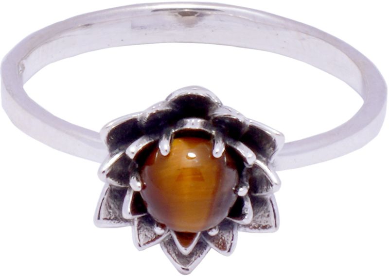 Fancy Cats Eye Silver Ring