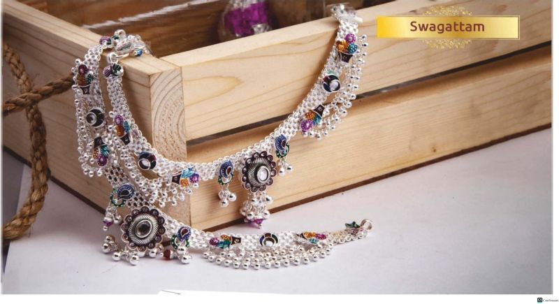 Swagattam Silver Payal