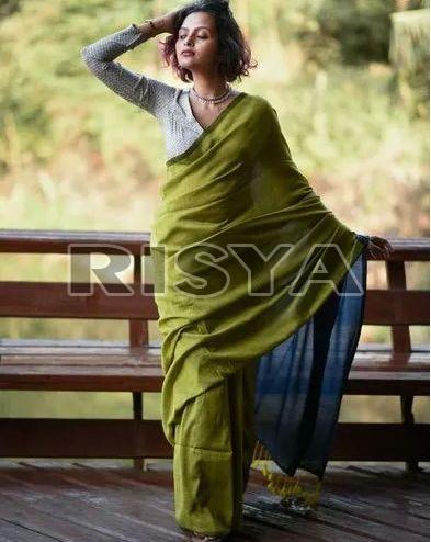 Fancy Cotton Silk Handloom Saree