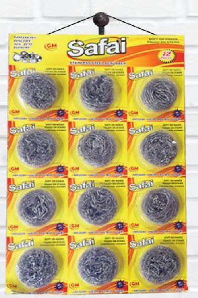 XTRAA SAFAI SS SCRUBBER 11 GRM 12 PC PACK