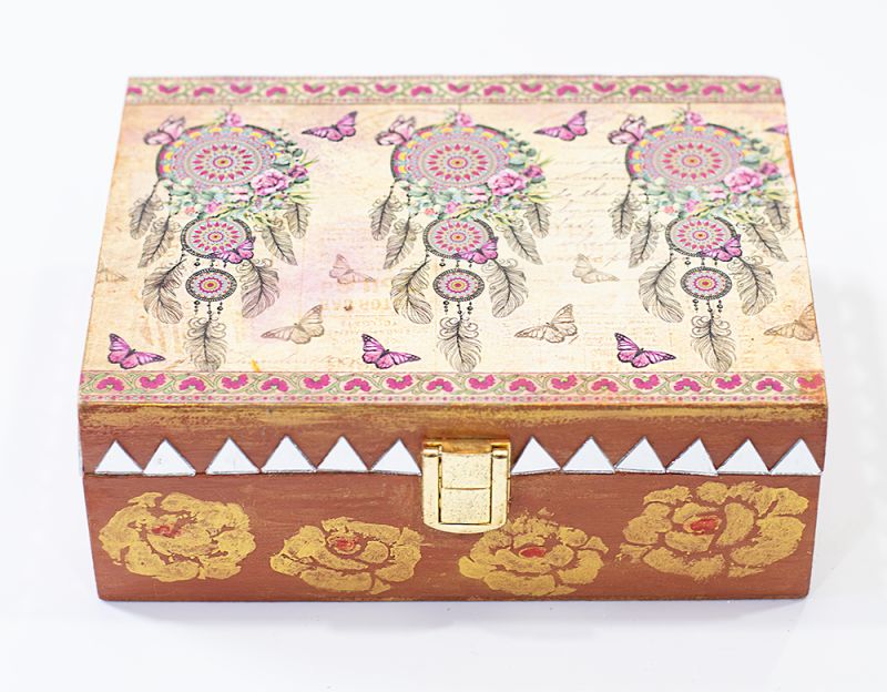 Wooden Decoupage Box