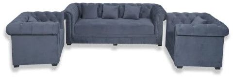 Grey 5 Seater Sofa