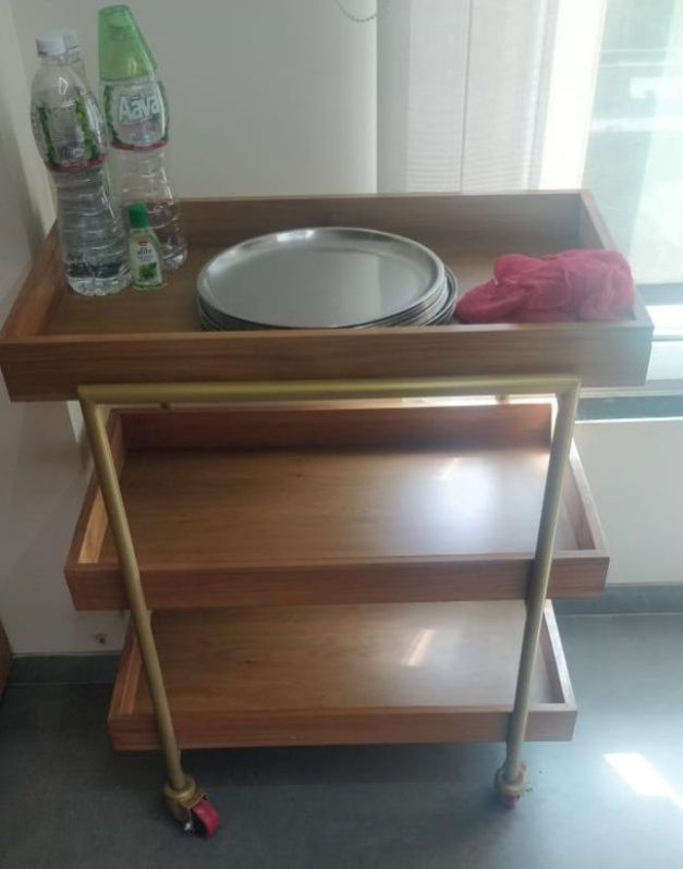 Wooden Serving Trolley