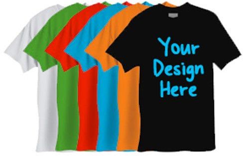 Bulk Multicolor Custom Printed T-Shirt