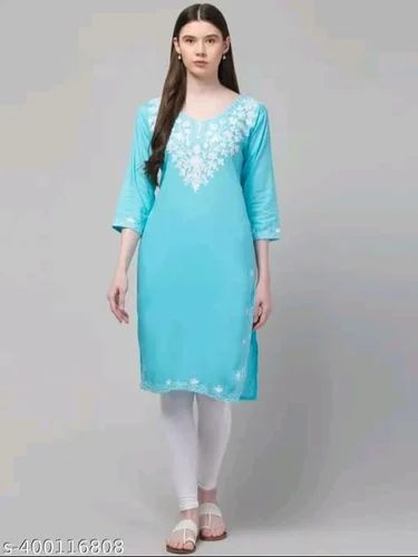 Ladies Embroidered Long Kurti