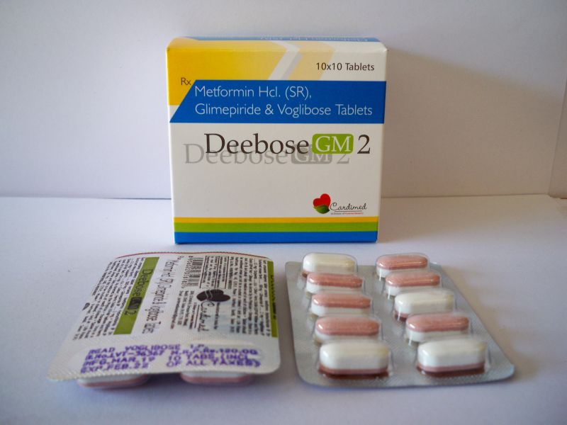 Voglibose Glimepiride Metformin Hydrochloride Tablets