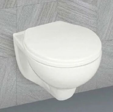 White Wall Hung Toilet