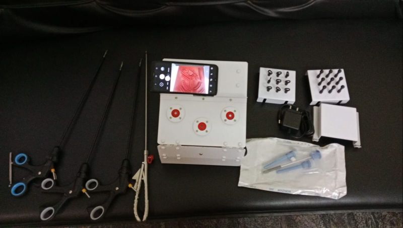 Android Portable Laparoscopic Endo Trainer, Laparoscopic Endotrainer Set