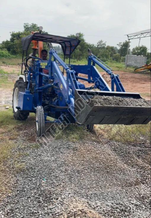 Heavy Duty Tractor Backhoe Loader With Earth Auger