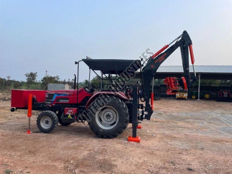 Wood Log Grab With Backhoe Loader Attachment