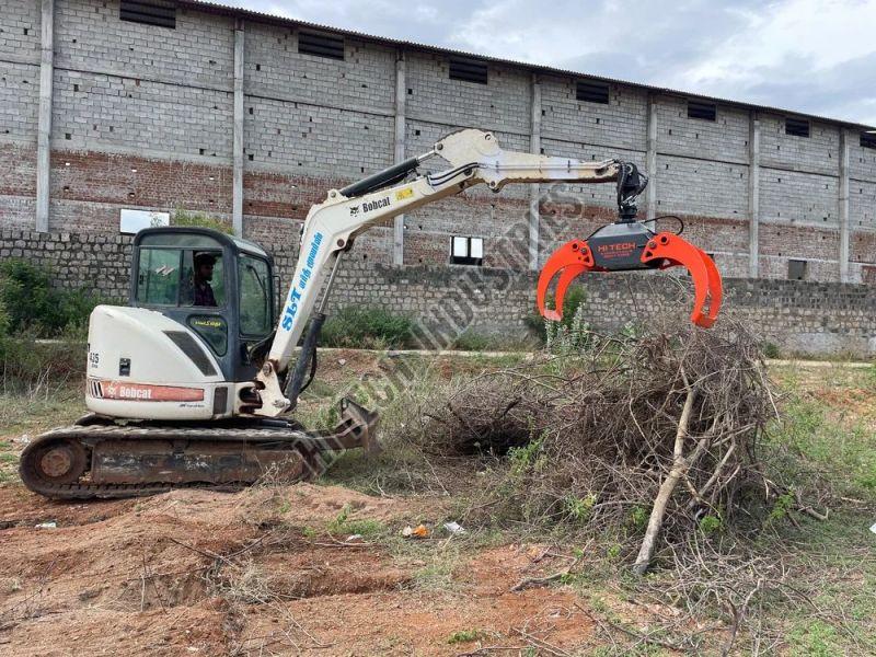 1500 Kg Mini Excavator Wood Log Grabber