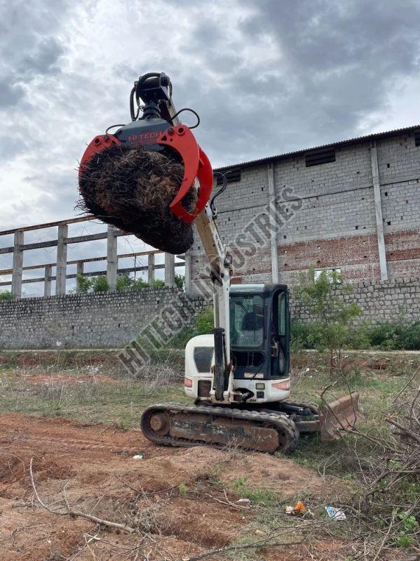 1500 Kg Mini Excavator Wood Log Grabber