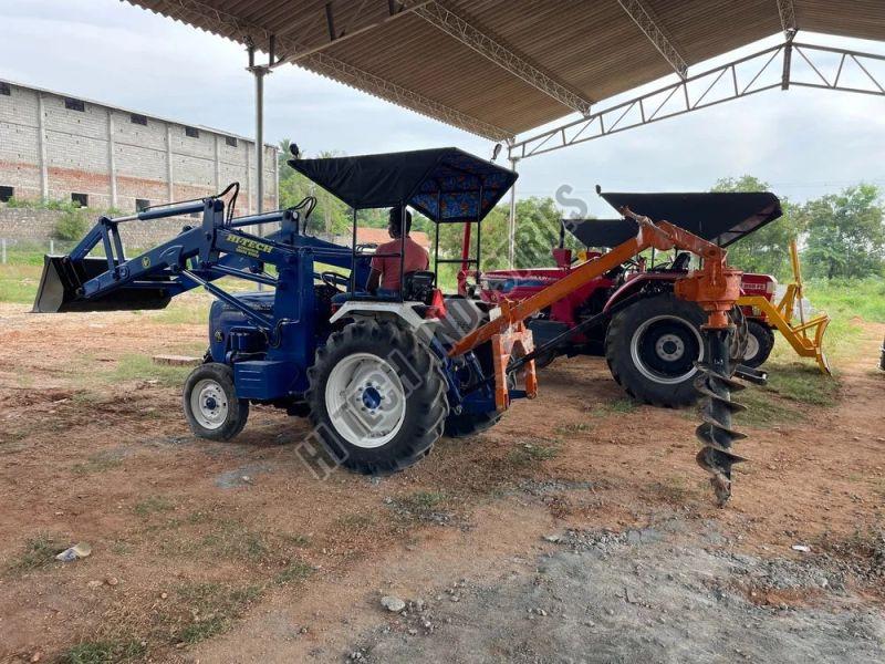 Heavy Duty Tractor Backhoe Loader With Earth Auger