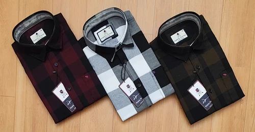 Mens Cotton Check Shirt