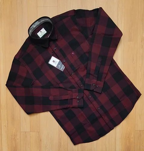 Mens Cotton Check Shirt