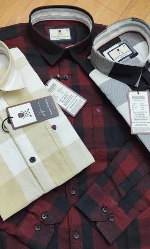 Mens Cotton Check Shirt