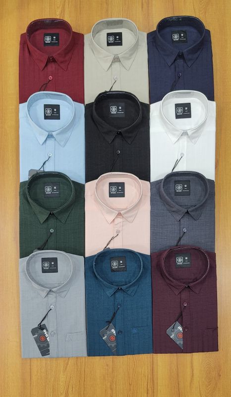 Mens Linen Premium Plain Shirt