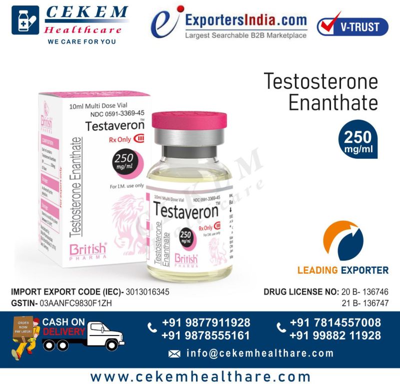 Testosterone Enanthate Injection 250mg Test E