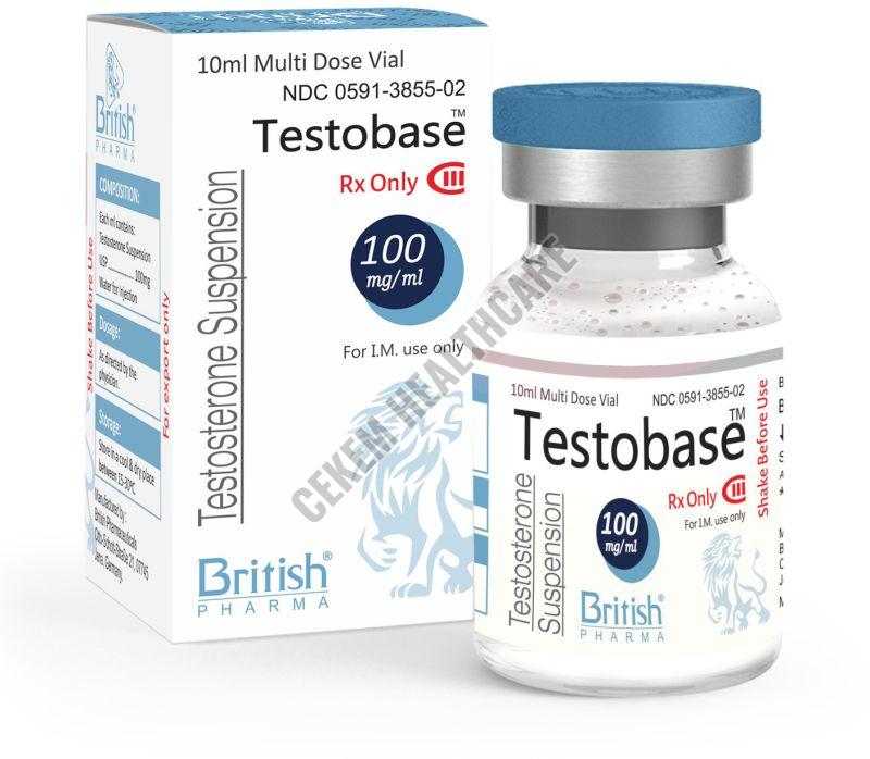 TESTOSTERONE SUSPENSION 100 MG TESTOBASE AQUAVIRON