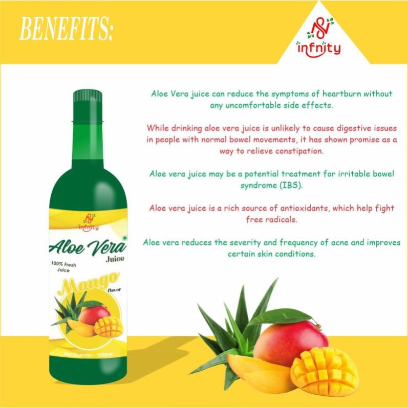 Aloevera Juice (Mango) Flavor