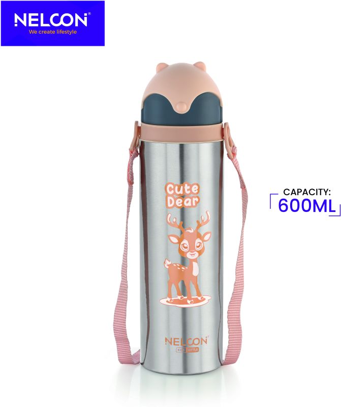 SS KIDS WATER BOTTLE -KIKI-CUTE DEAR 600 ML