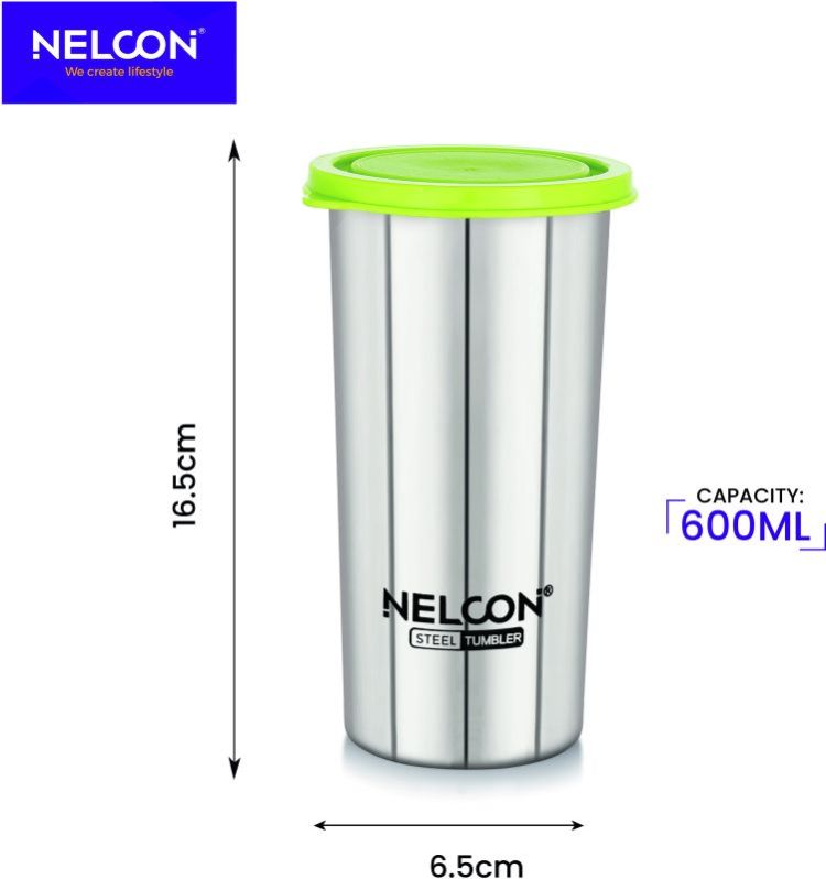 VAPO 600 ML-STAINLESS STEEL TUMBLER