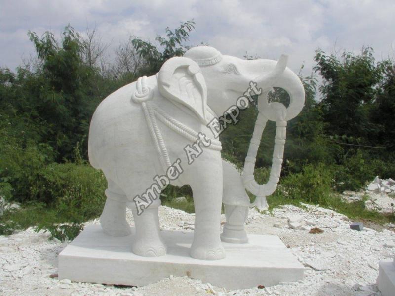 Elephant Stone Statue