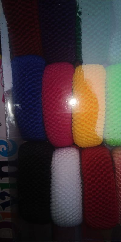 7 Inch Fancy Polyester Hair Rubber Band