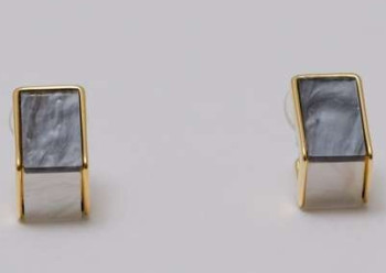 Korean Gold Touch Grey Ear Top For Woman