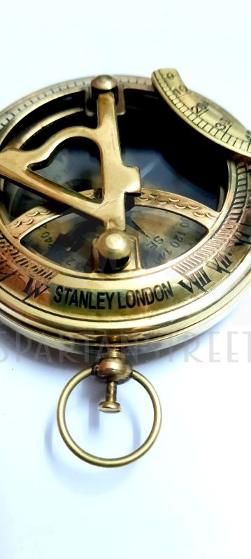 Brass Round Nautical Compass