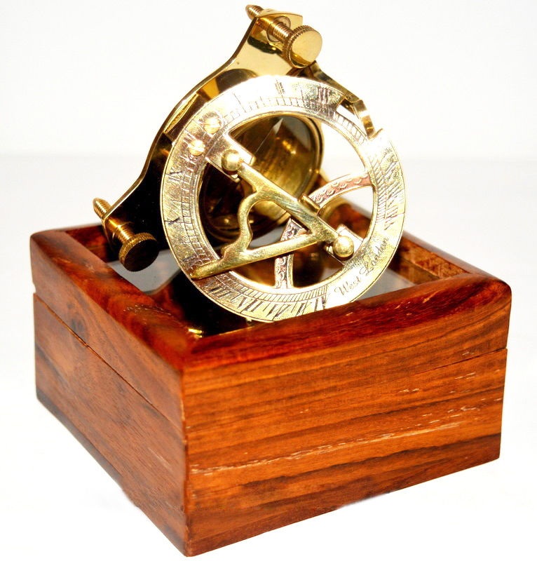 Nautical Triangle Sundial Compass