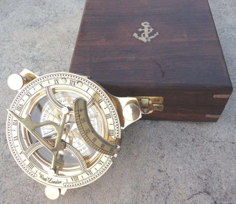 Solid Brass Nautical Compass