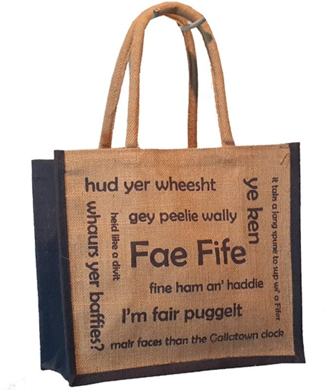 Bi-color Jute Promotional Bags 1017
