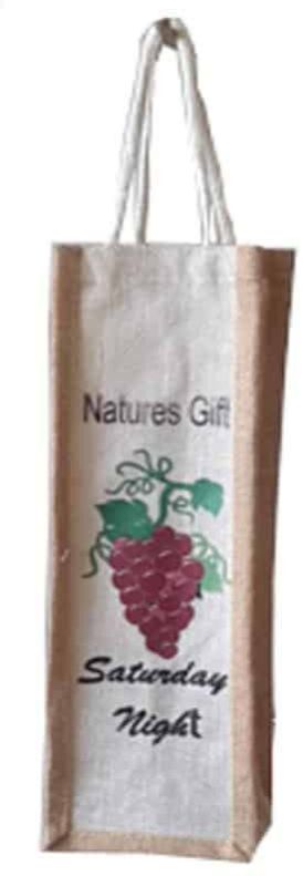 Jute Bottle Gift Bag