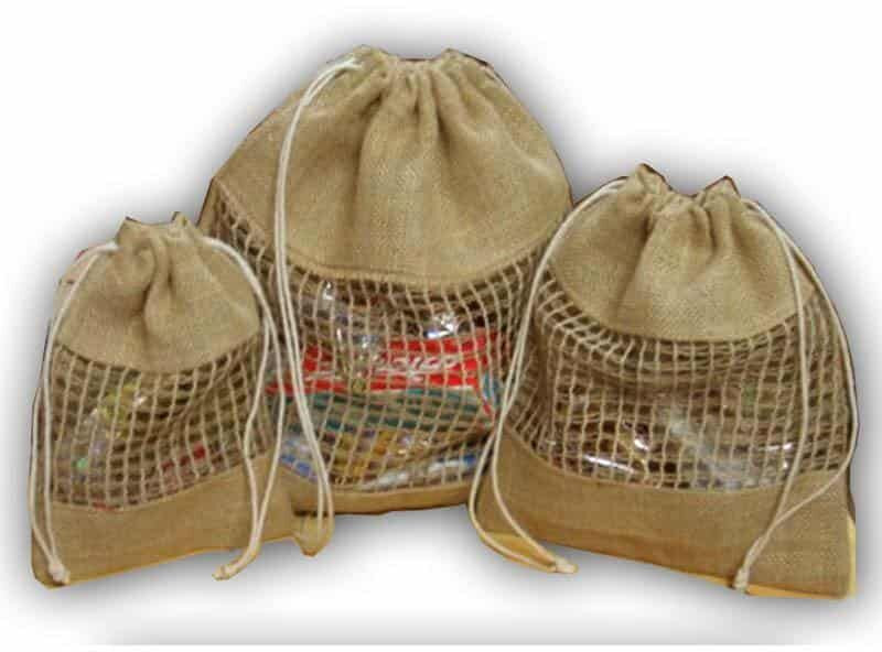 Jute Drawstring Bag 1113