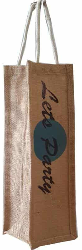 Jute Or Canvas Wine Bags 1012