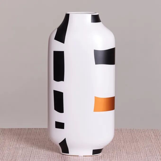 Attitude (white/ Black/ Gold) Ceramic Vase