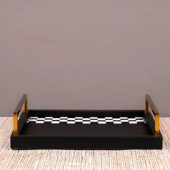 Earned It (Black) Wooden Tray