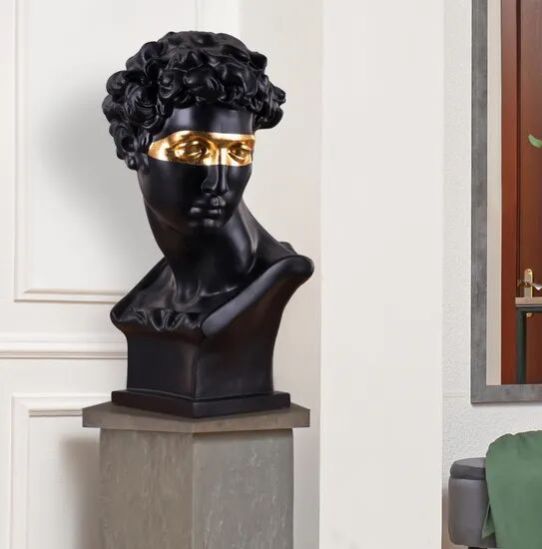 Grecian Beauty (Black) Home Decor