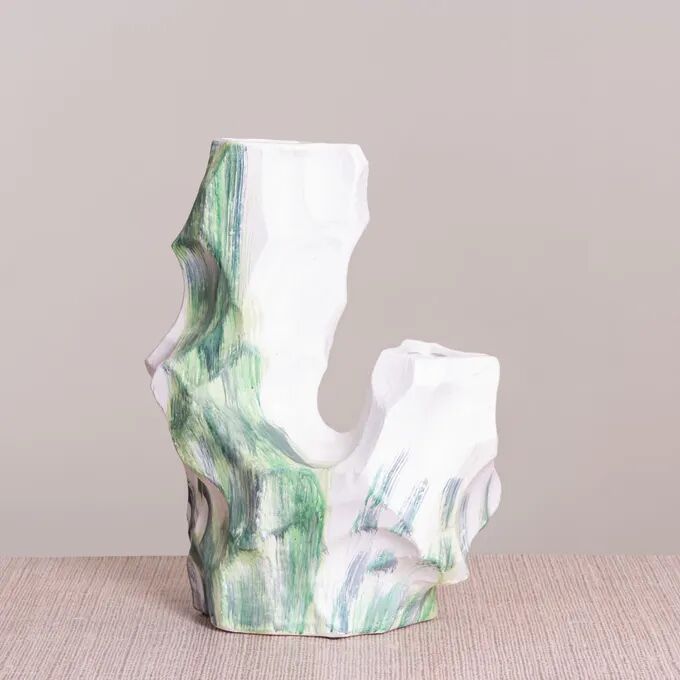 Grounded Textured Ceramic Vases