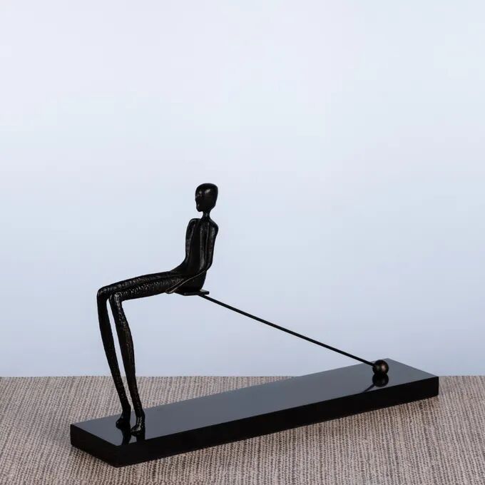 Leg Day (Black) Marble Home Decor