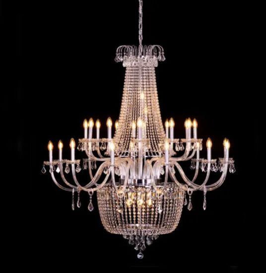 Letters Of Love Grand (Large, Chrome) Crystal Chandelier